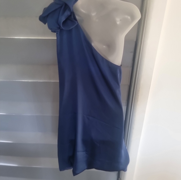Women off shoulder dress in Royal Blue - Picture 3 of 5